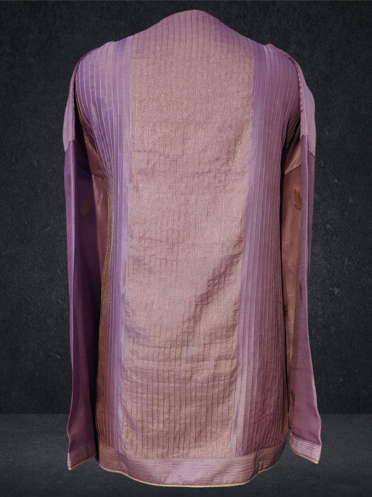 Semi Stitched Chanderi Zariwoven Short Tunic VISHAL KAPUR STUDIO