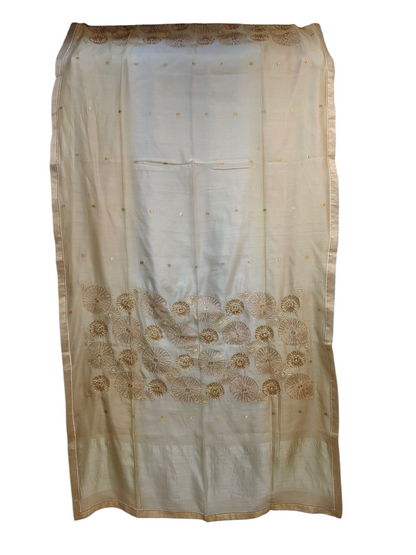 Semi Stitched Formal chanderi Suitset