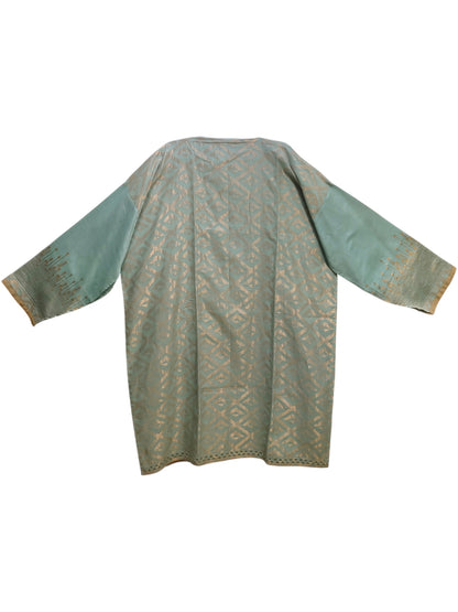 Semi Stitched Chanderi Formal Suitset