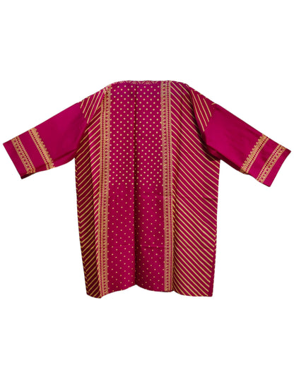 Semi Stitched Chanderi Casual kurta
