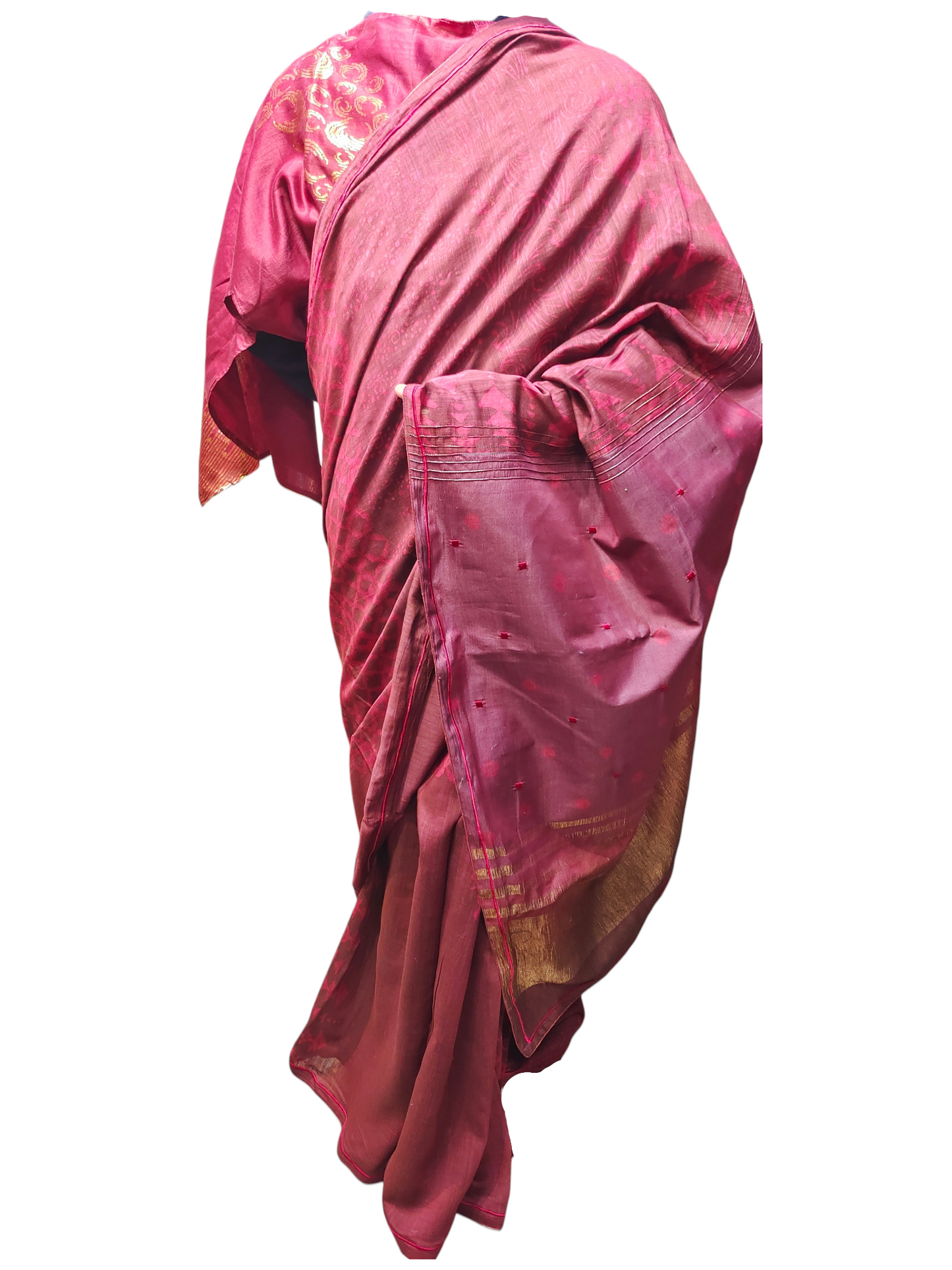 Chanderi Block Printed Saree