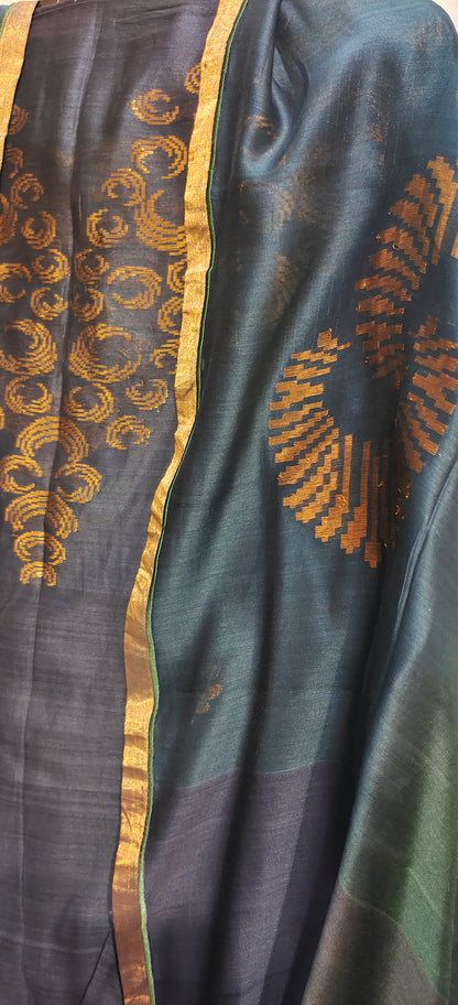 Semi Stitched Formal Chanderi Suitset