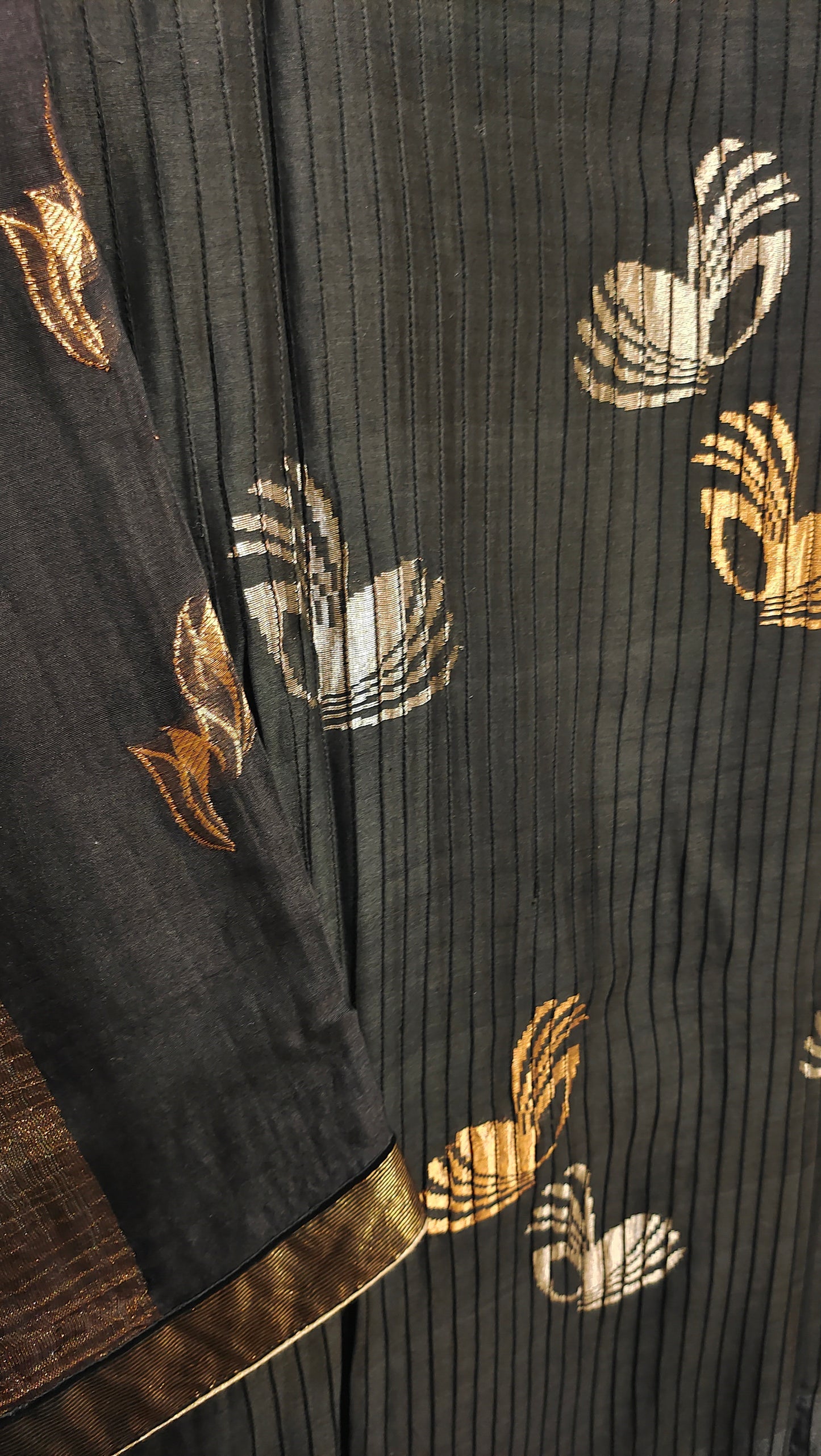 Semi Stitched Formal chanderi Suitset