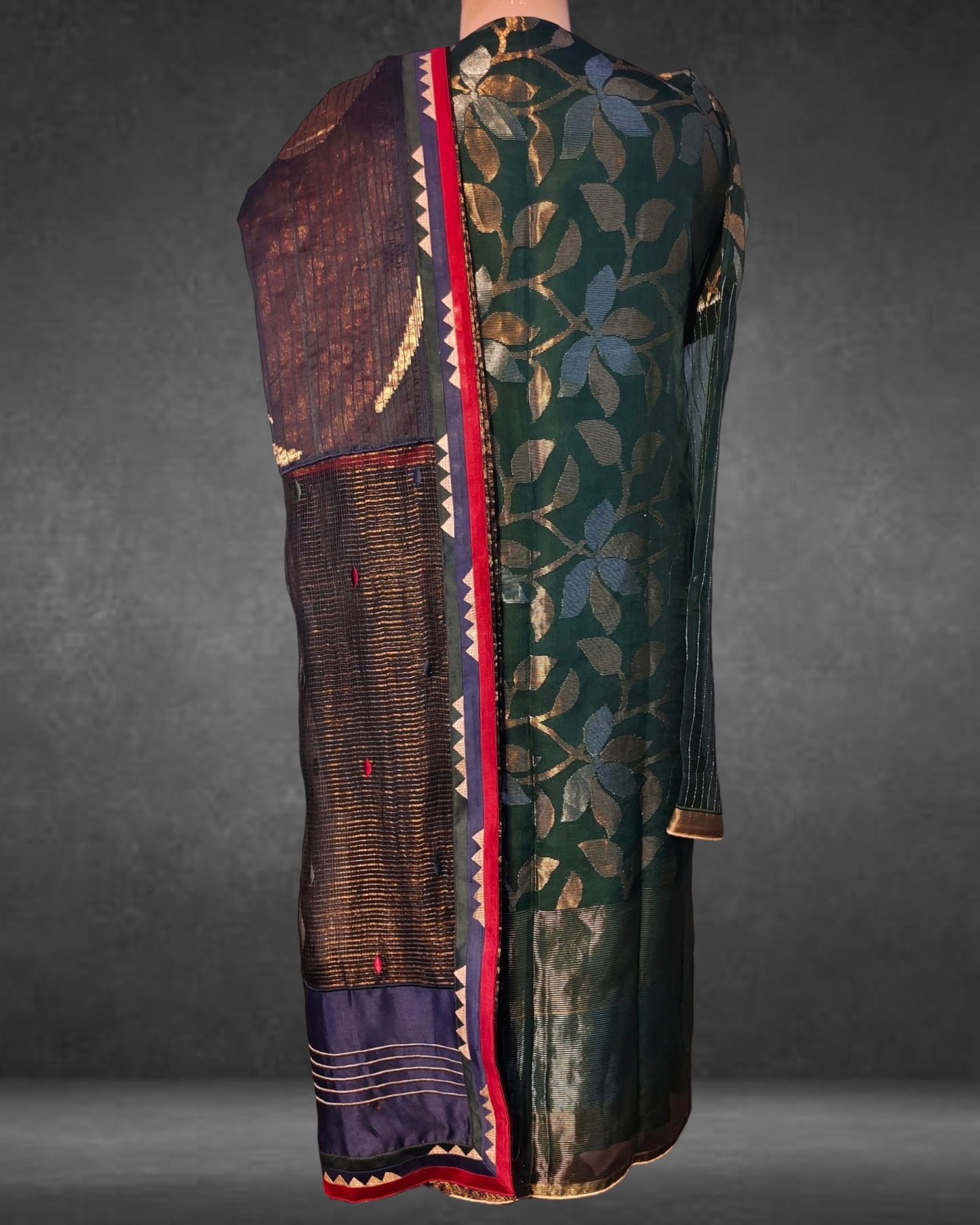 Semi Stitched Formal Chanderi suitset