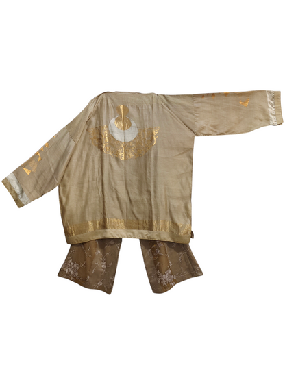 Indowestern chanderi formal coordset