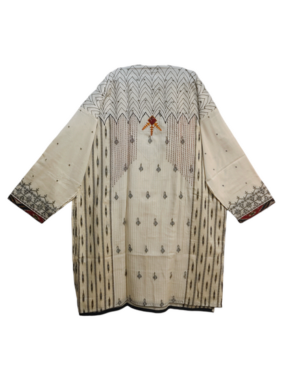 Semi Stitched Formal chanderi Suitset