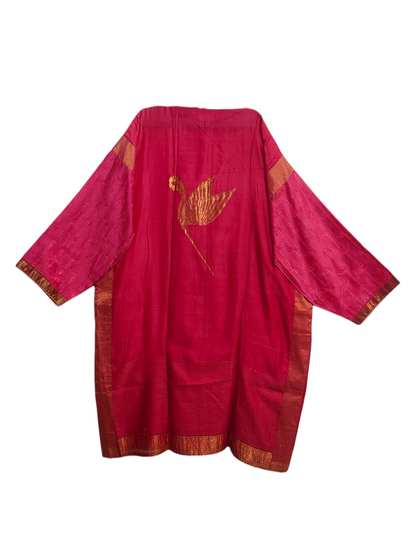 Semi Stitched Formal chanderi Suitset