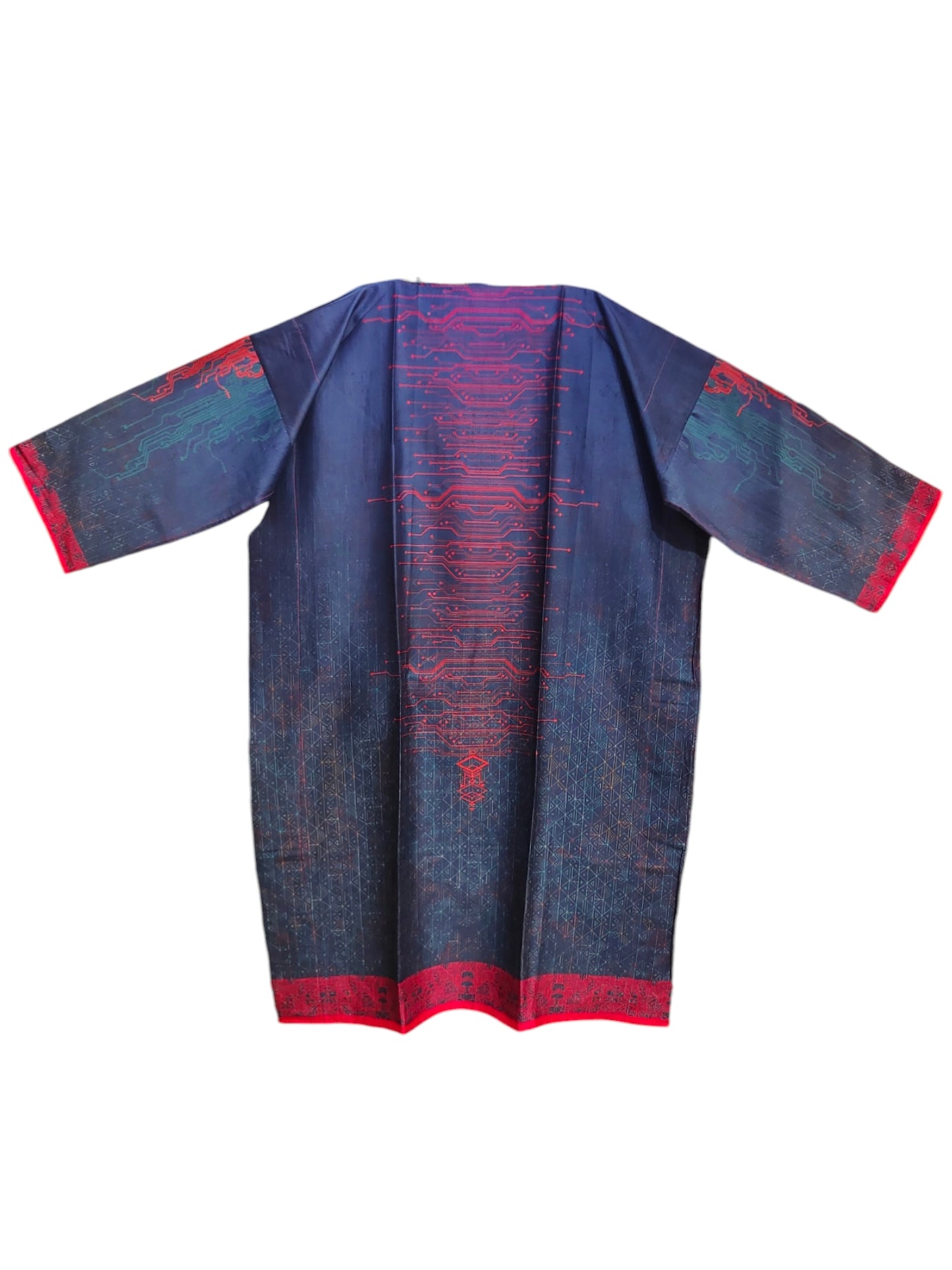 Semi Stitched Chanderi Casual Suitset