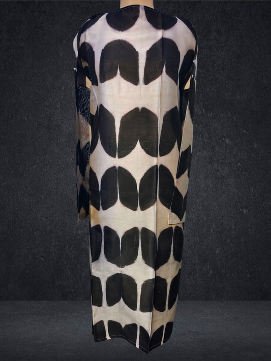 Semi Stitched Chanderi kurta VISHAL KAPUR
