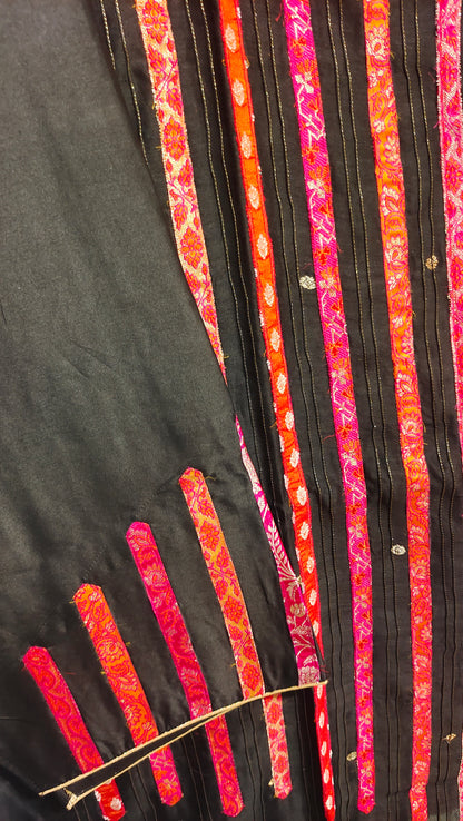 Semi Stitched Formal chanderi Suitset