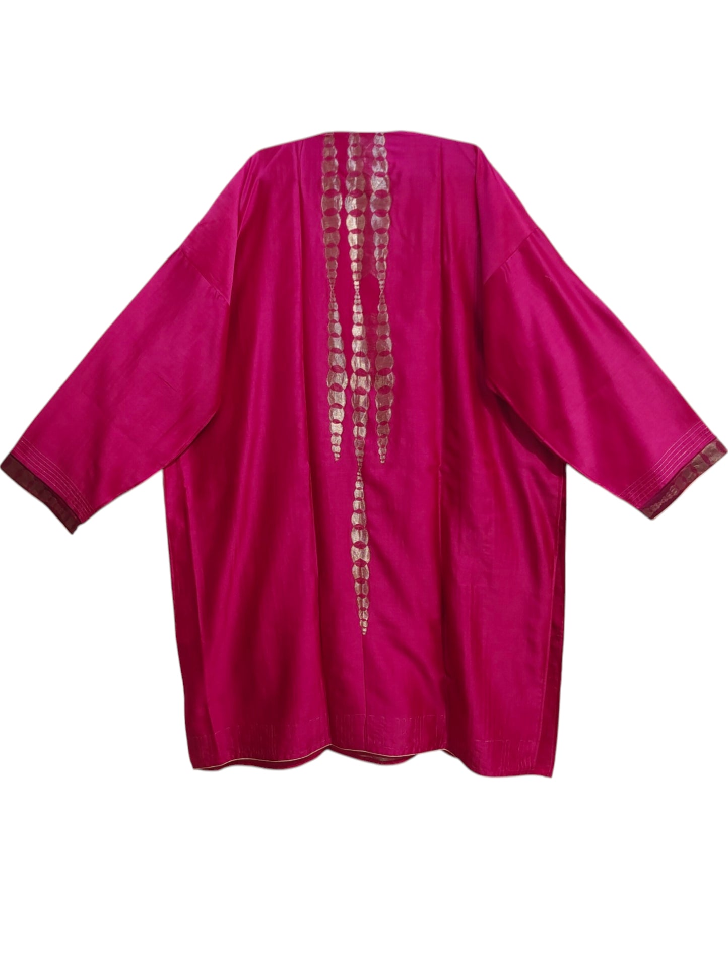 Semi Stitched Chanderi Formal Suitset