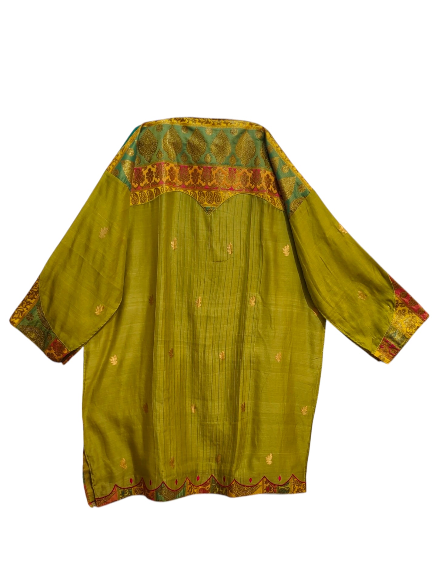 Semi Stitched Chanderi  Formal kurta