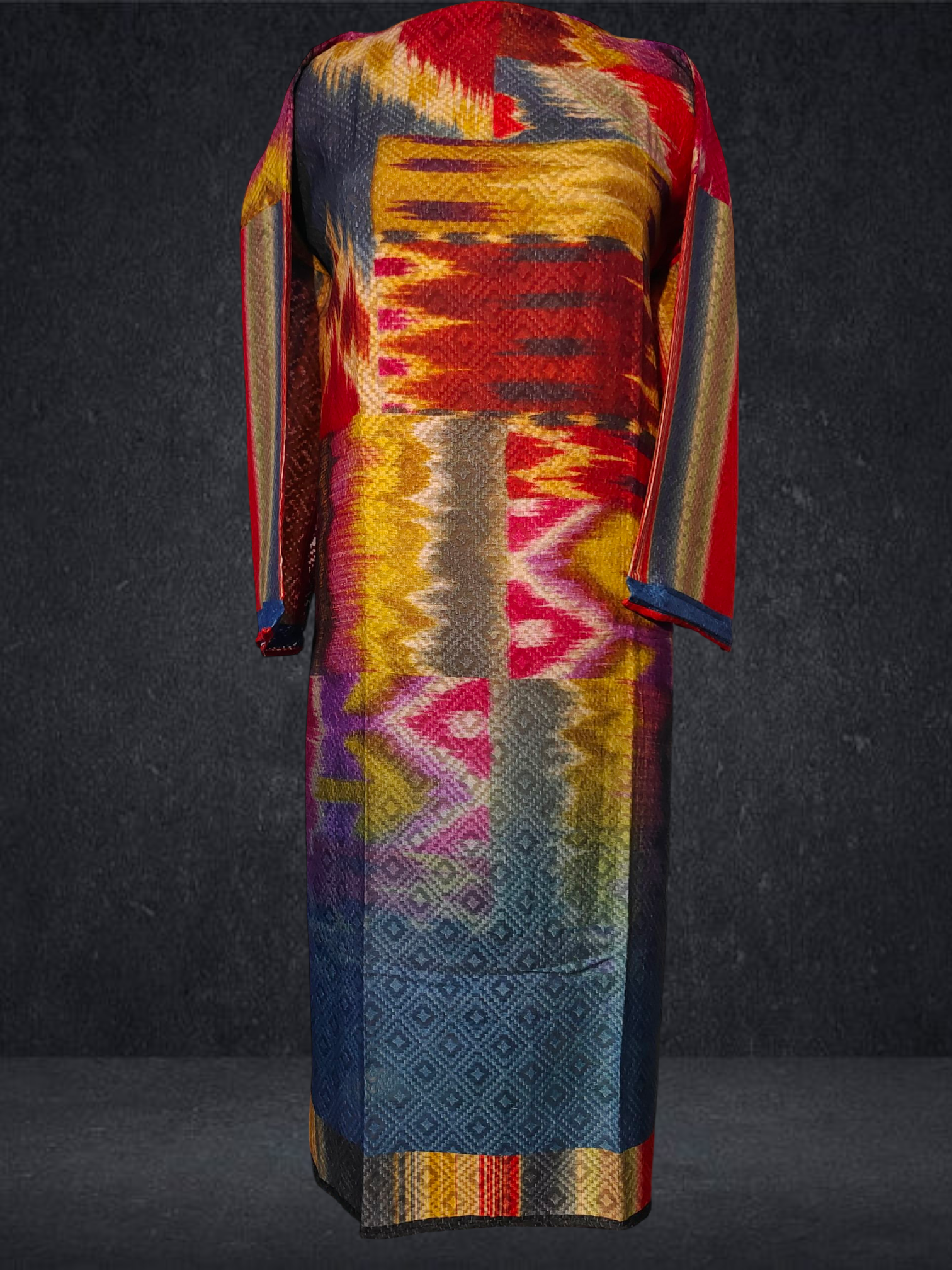 Semi Stitched Chanderi Casual Suitset VISHAL KAPUR