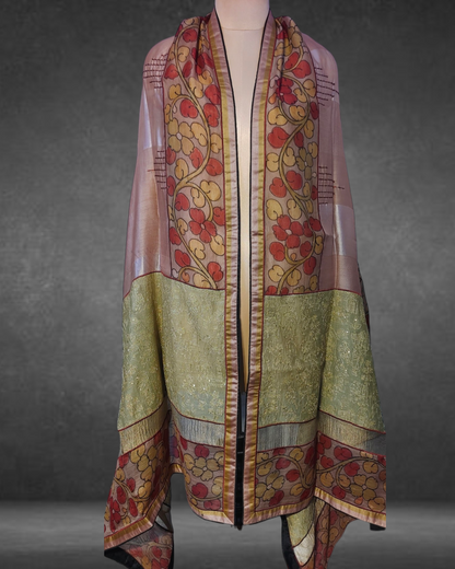 Semi Stitched Formal Chanderi Dupatta VISHAL KAPUR