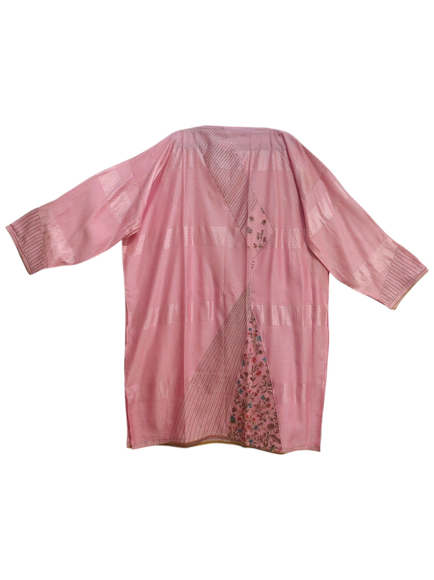 Semi Stitched Chanderi Formal Suitset