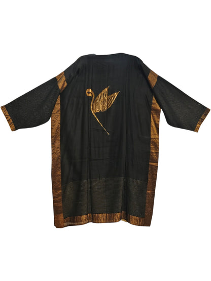 Semi Stitched Chanderi Formal Suitset