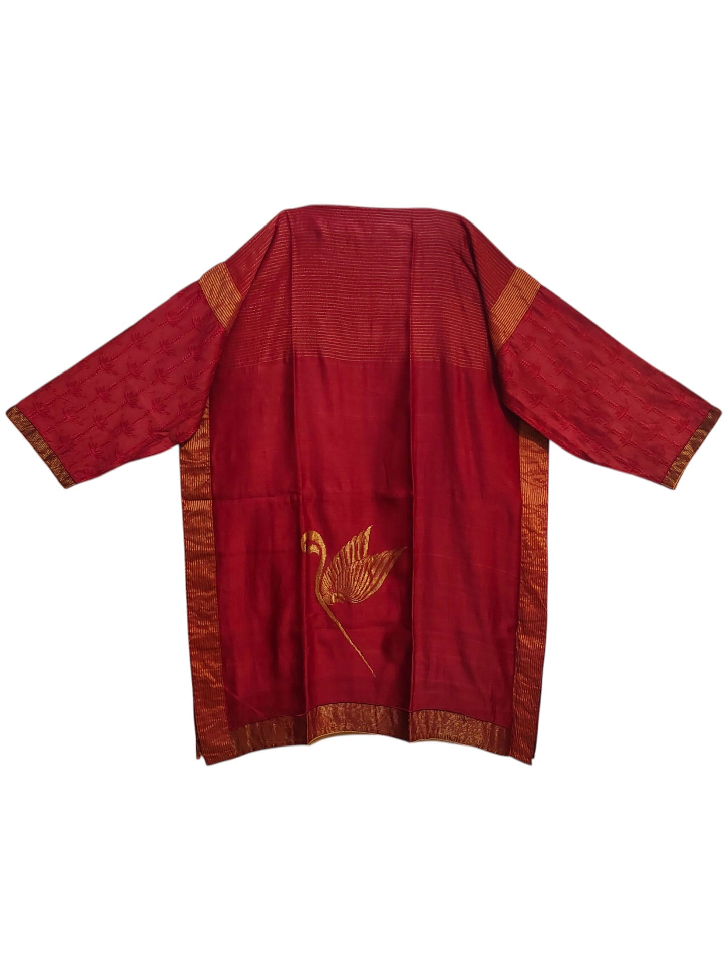 Semi Stitched Chanderi Formal Suitset
