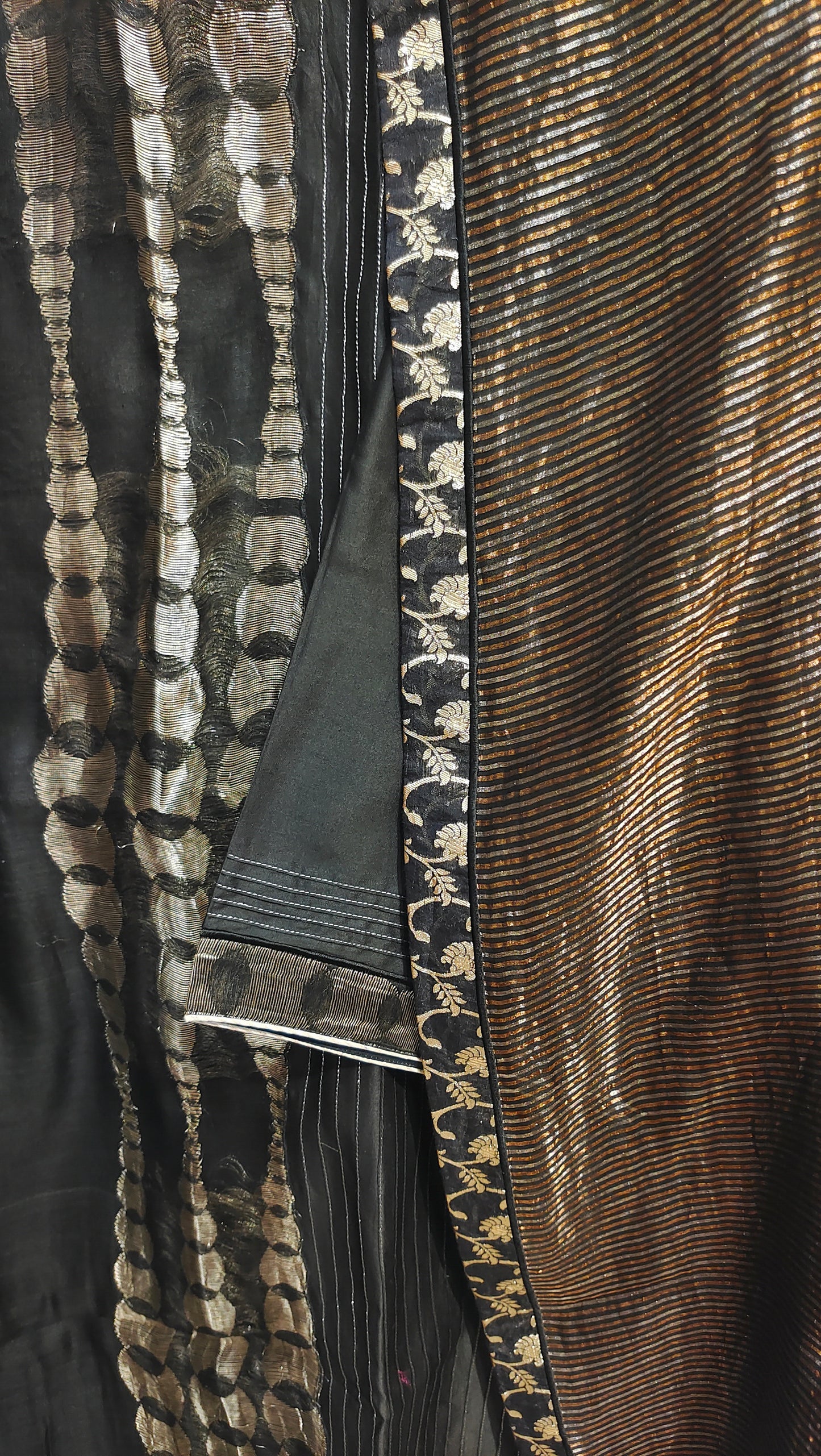 Semi Stitched Chanderi Formal Suitset