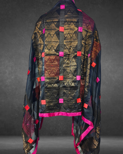 Semi Stitched Formal Chanderi Dupatta VISHAL KAPUR