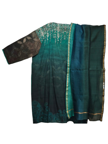 Semi Stitched Cotton Casual Suitset