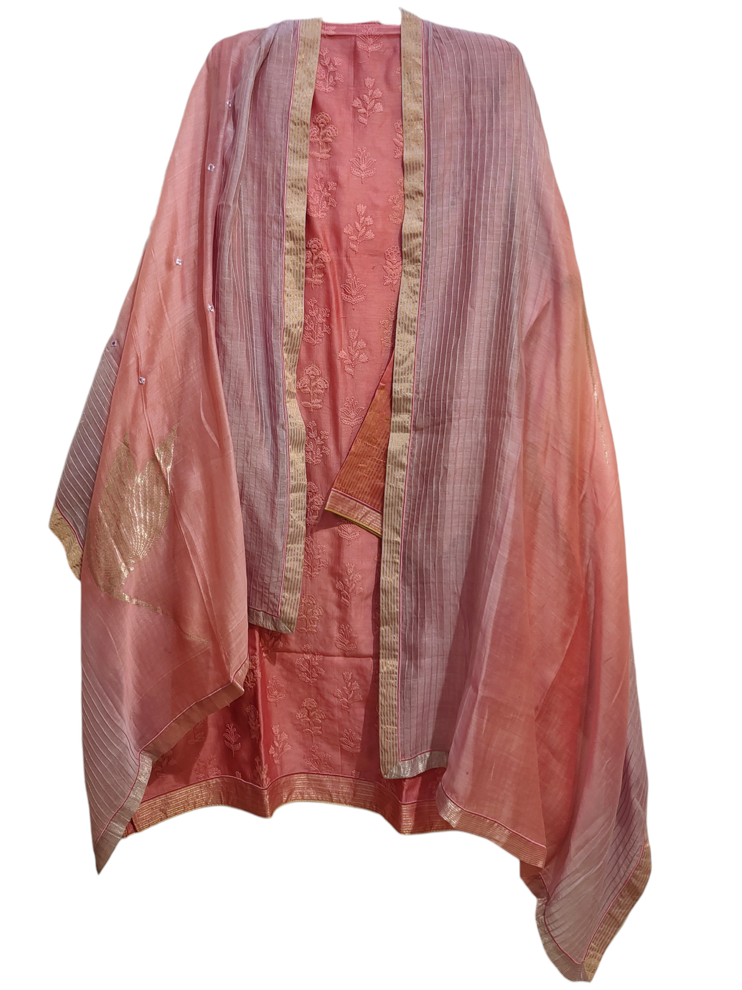 Semi Stitched Formal Chanderi Suitset