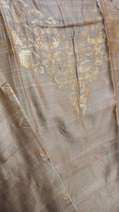 Semi Stitched Formal Chanderi Suitset