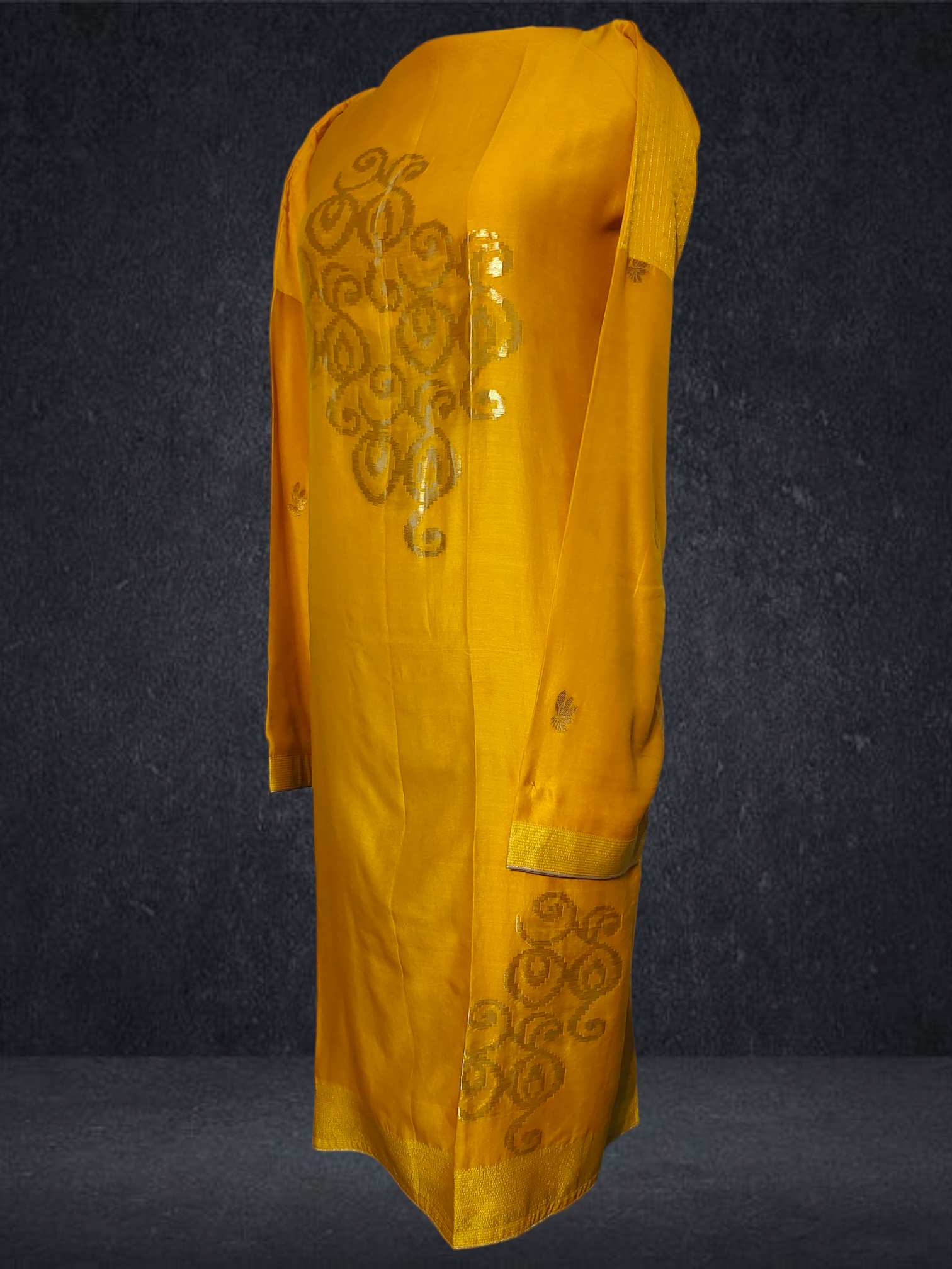 Semi Stitched Formal chanderi Suitset VISHAL KAPUR