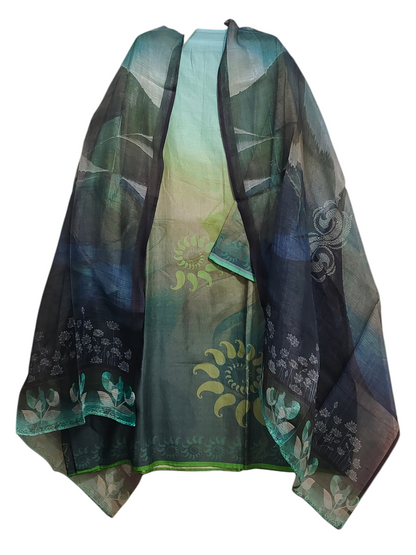 Semi Stitched Cotton Casual Suitset