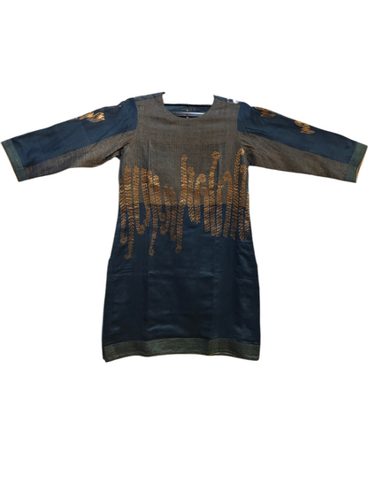 Stitched Chanderi  Tunic ready size 42