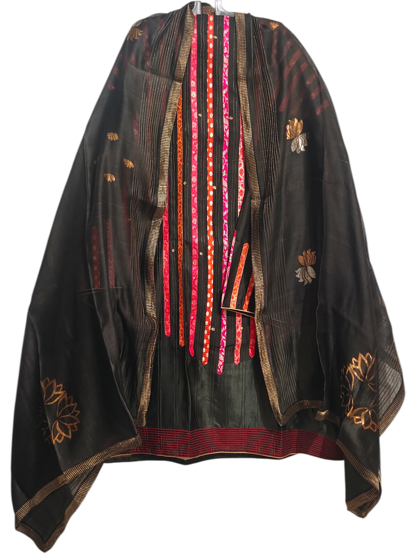 Semi Stitched Formal chanderi Suitset