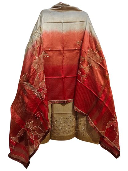 Semi Stitched Formal Chanderi Suitset