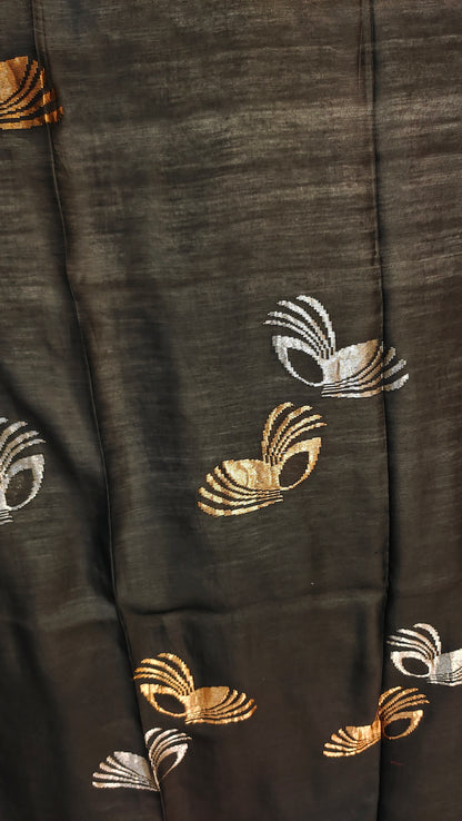 Semi Stitched Formal chanderi Suitset