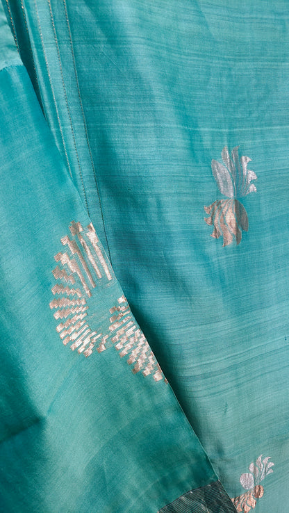 Semi Stitched Formal Chanderi Suitset