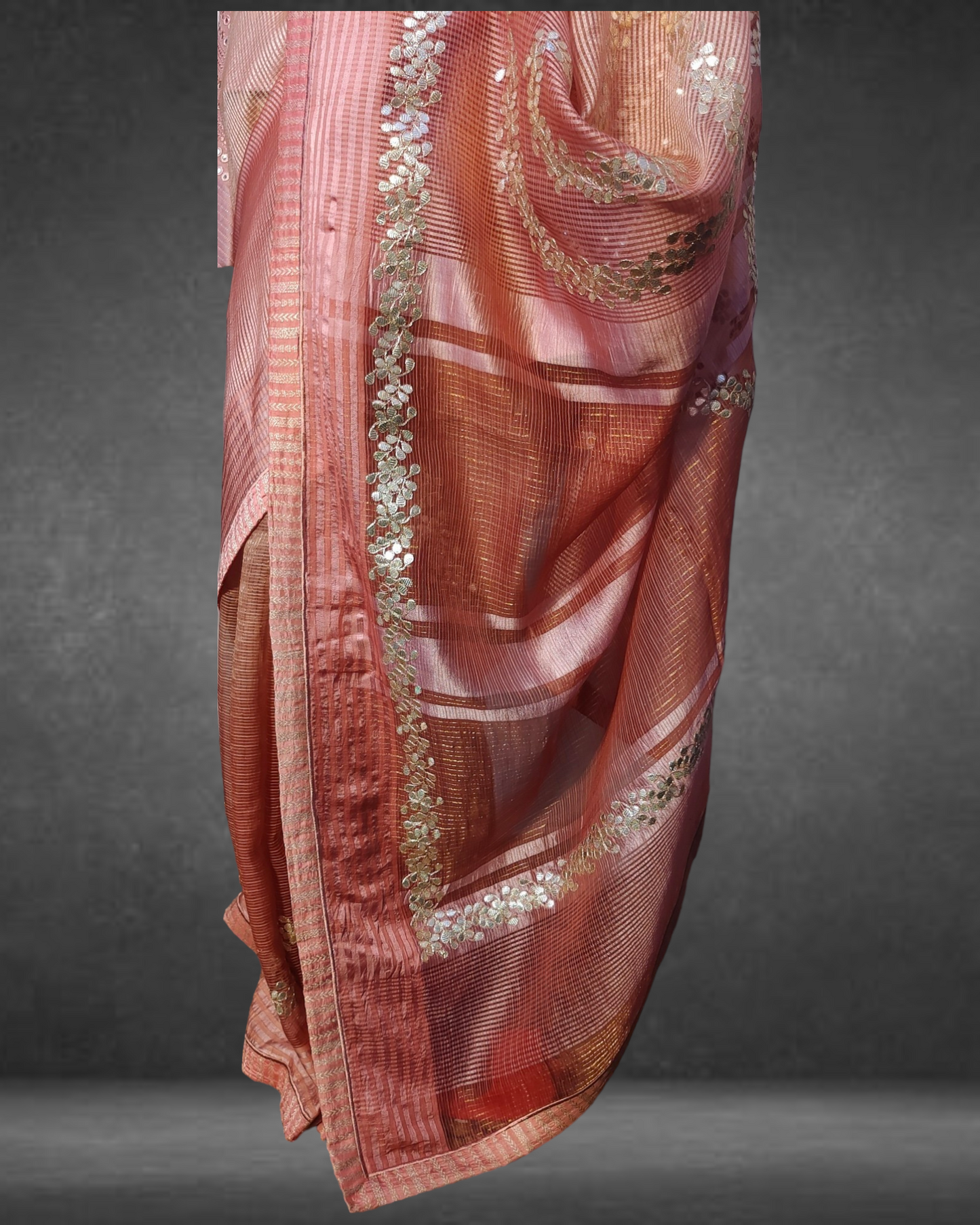 Formal Silk Linen With French Notes Saree VISHAL KAPUR STUDIO