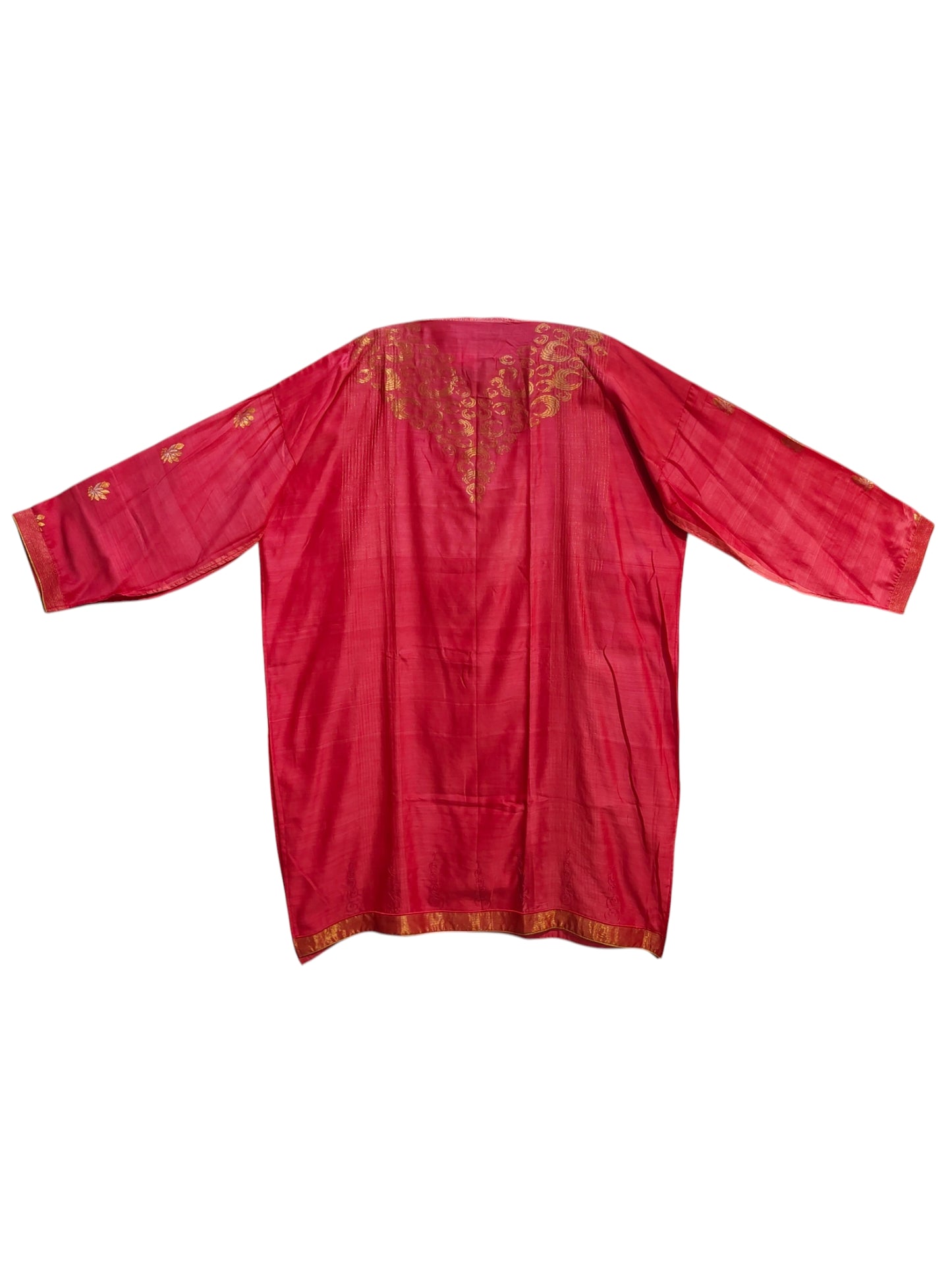 Semi Stitched Chanderi Formal Suitset