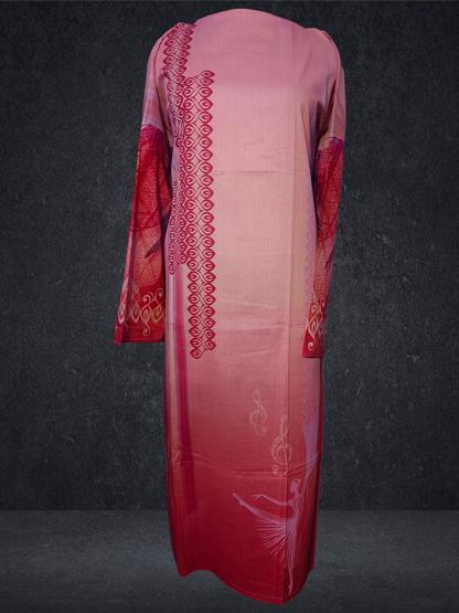 Semi Stitched Cotton Suitset