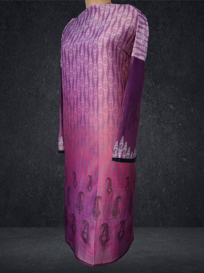 Semi Stitched Chanderi Kurta