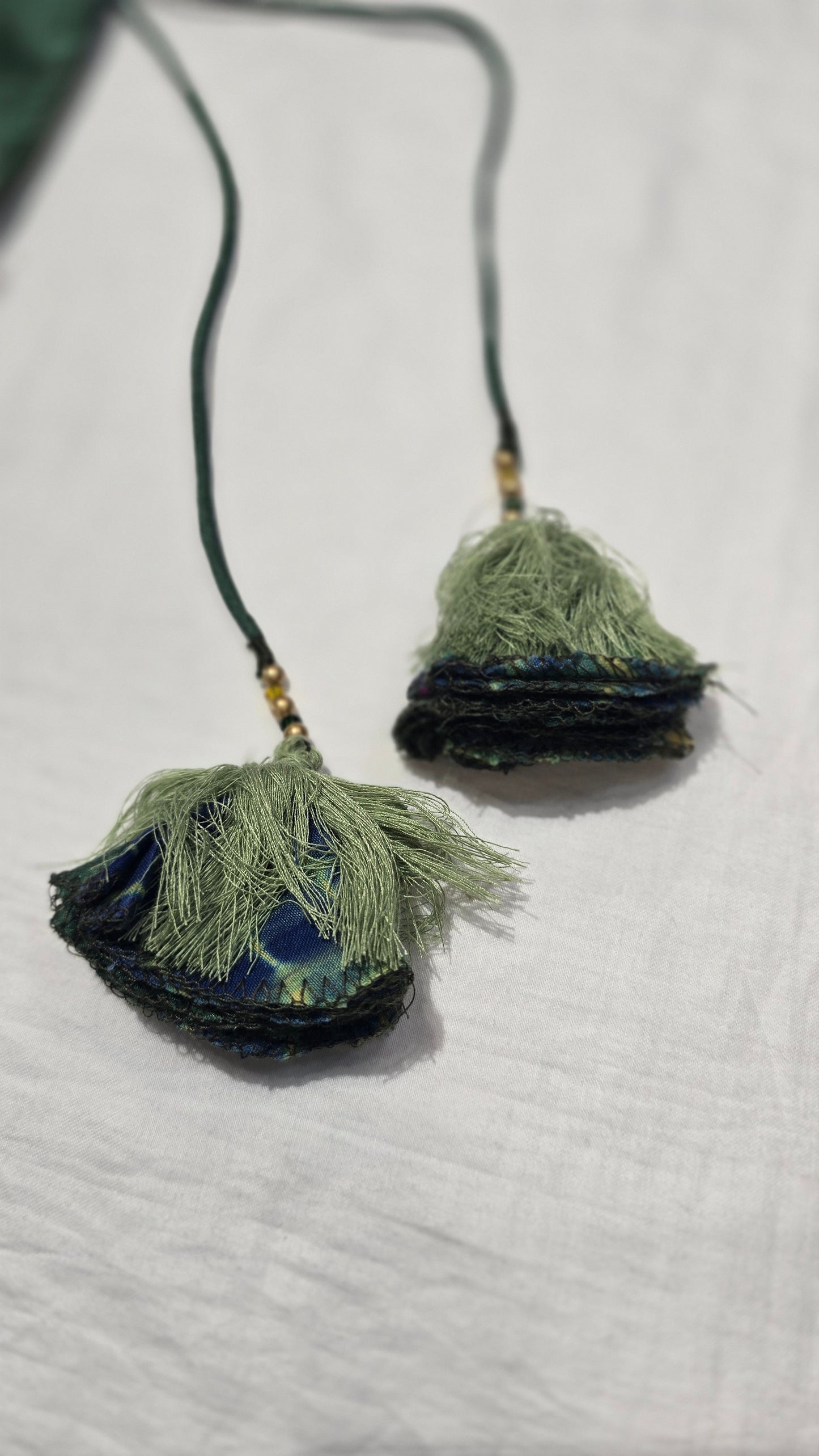 Ayaan Emerald Gold Embroidered Festive Potli