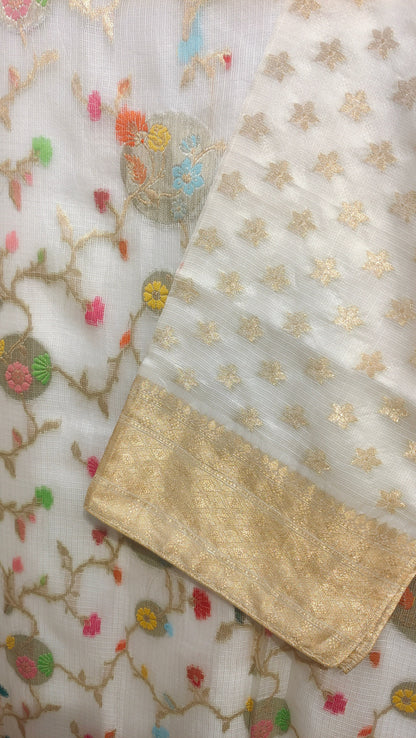Semi Stitched Formal silk kota Kurta VISHAL KAPUR