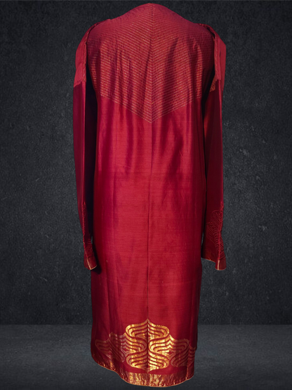 Semi Stitched Formal chanderi Suitset