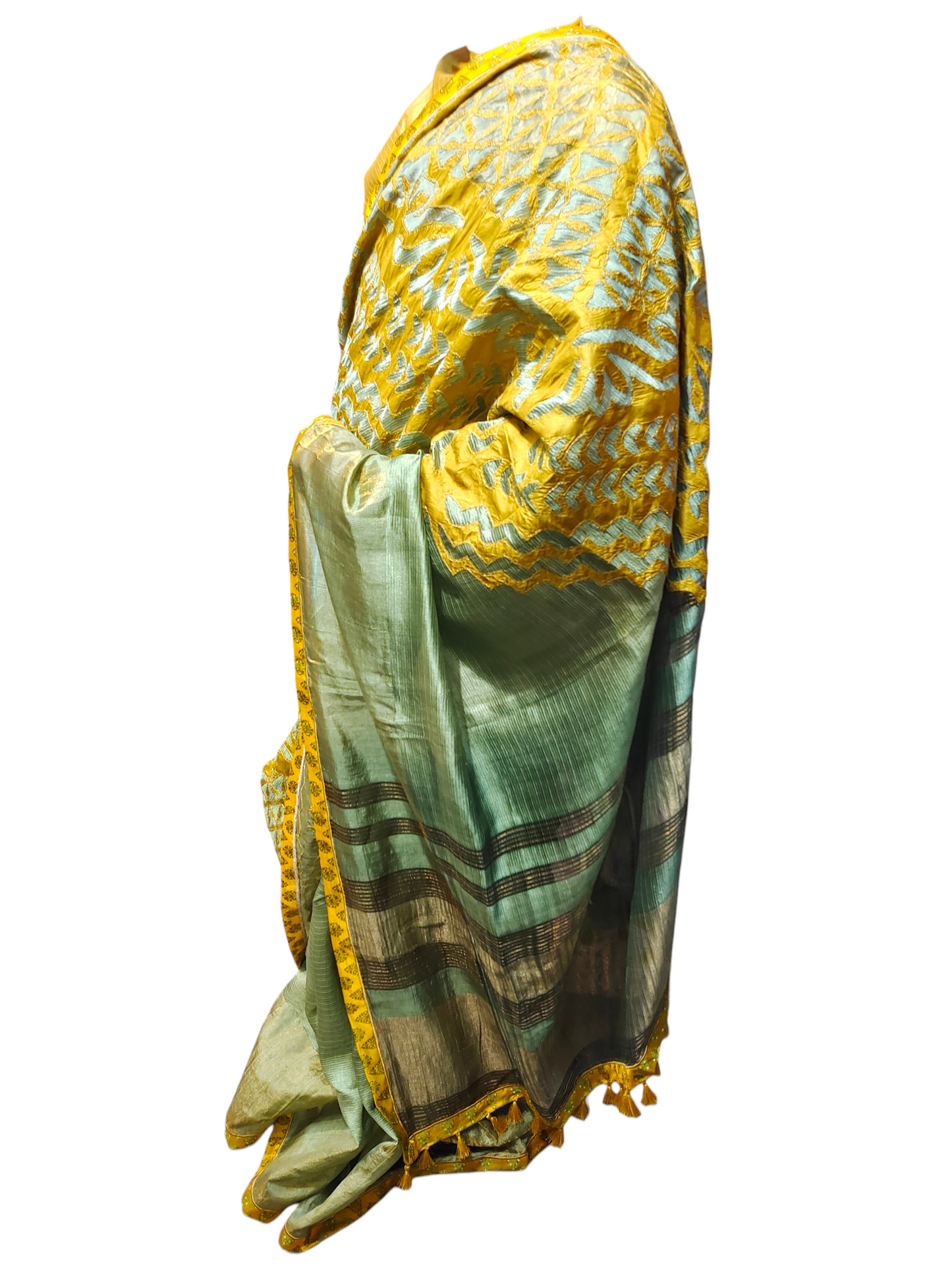 Formal Chanderi Silk With Katabh Saree