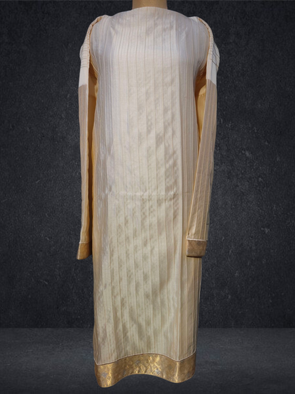 Semi Stitched Formal chanderi Suitset