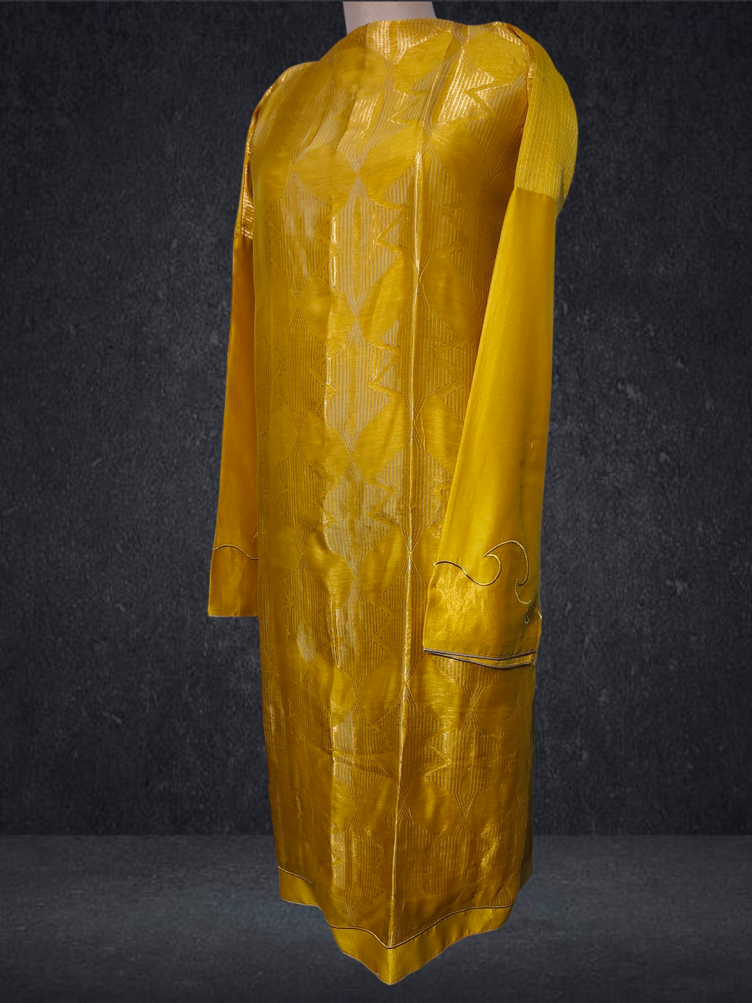 Semi Stitched Formal chanderi Suitset VISHAL KAPUR