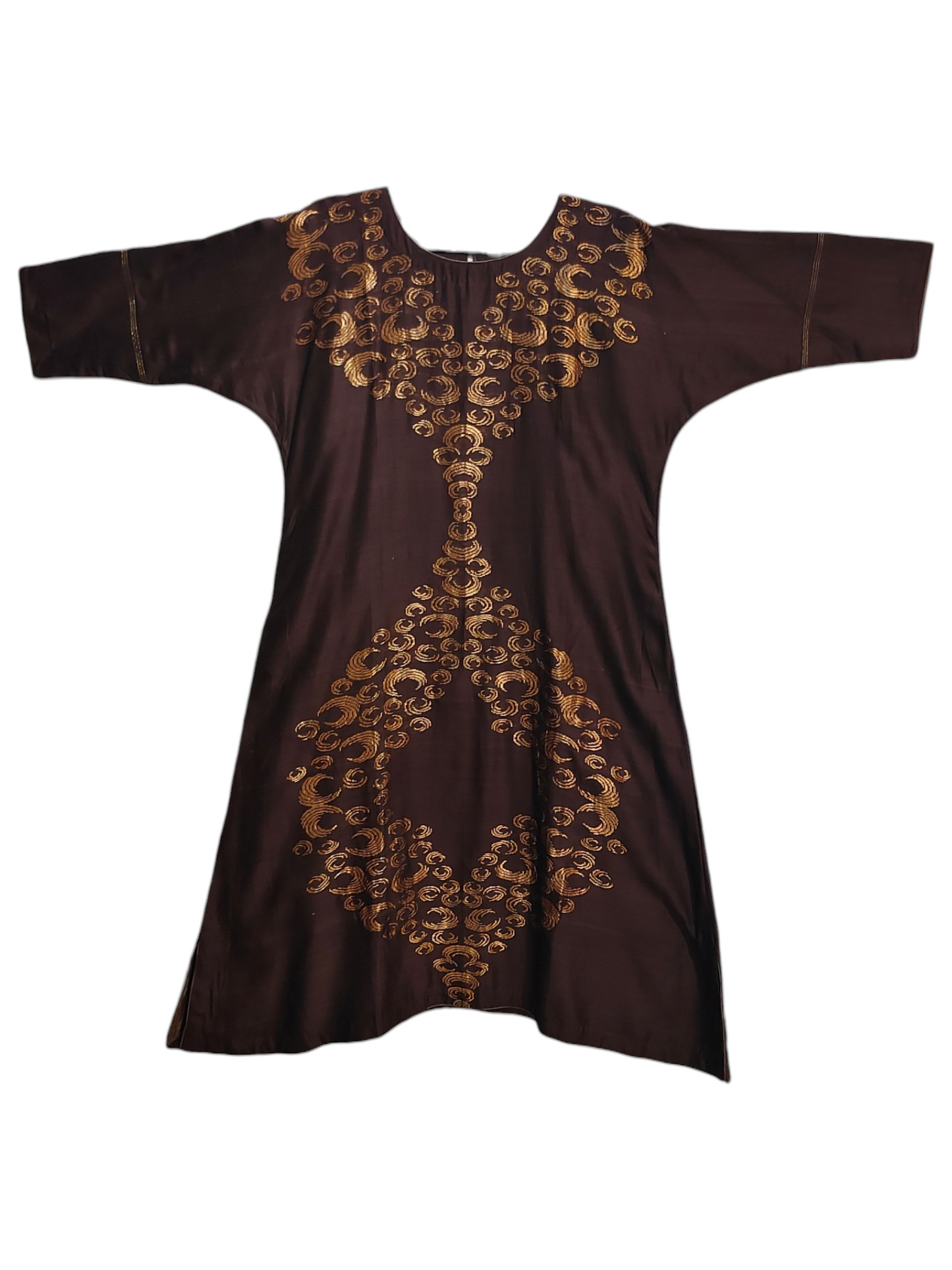 Indowestern chanderi formal dress- Ready size 42