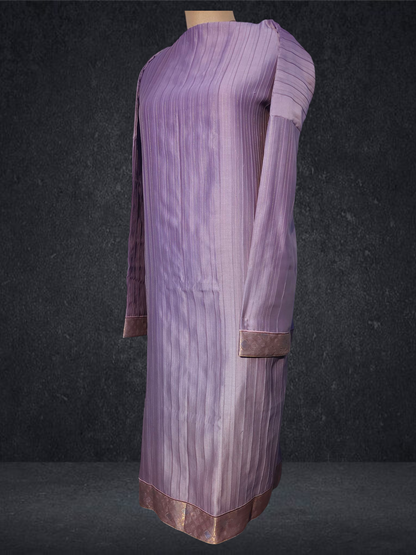 Semi Stitched Formal chanderi Suitset