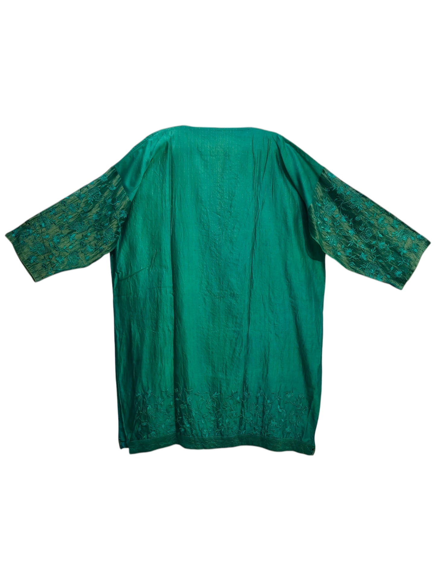 Semi Stitched Chanderi Formal Suitset