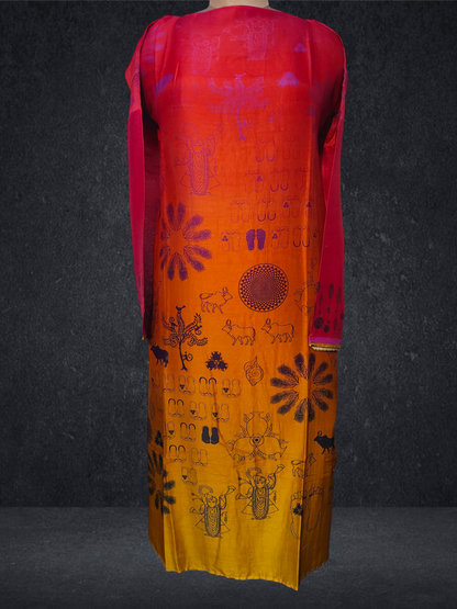 Semi Stitched Cotton modal Kurta