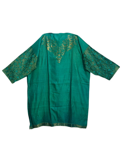 Semi Stitched Chanderi Formal Suitset