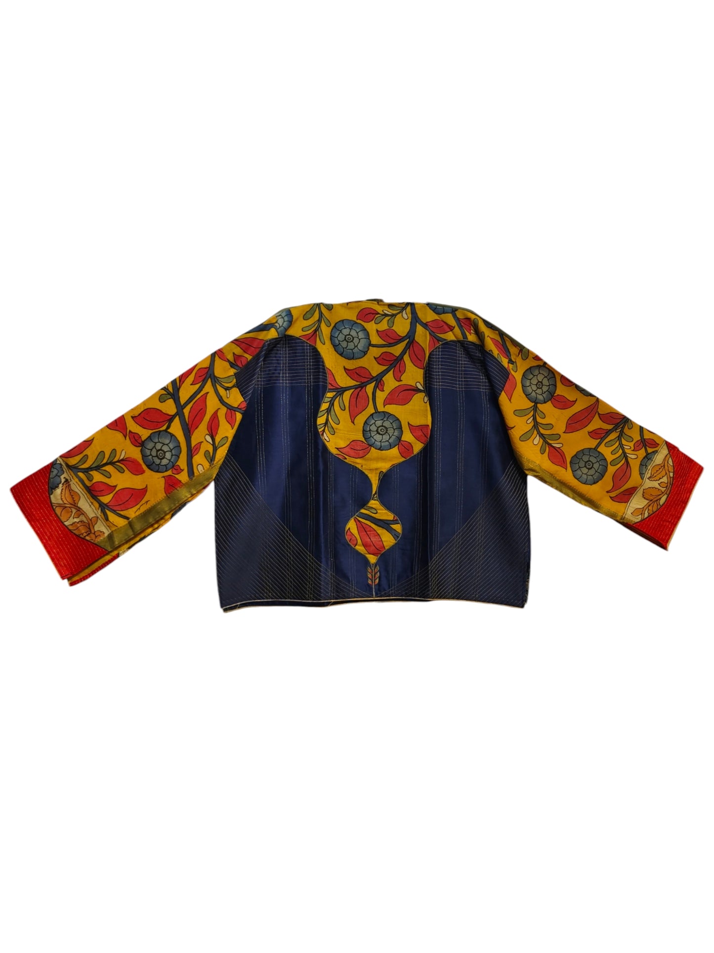 Semi Stitched Chanderi Kalamkari Ɓlouse