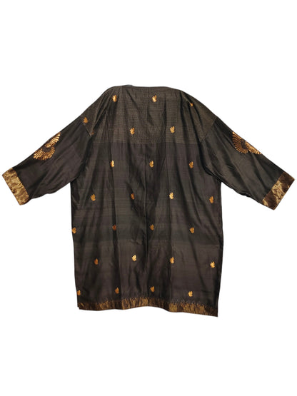 Semi Stitched Chanderi Formal Suitset